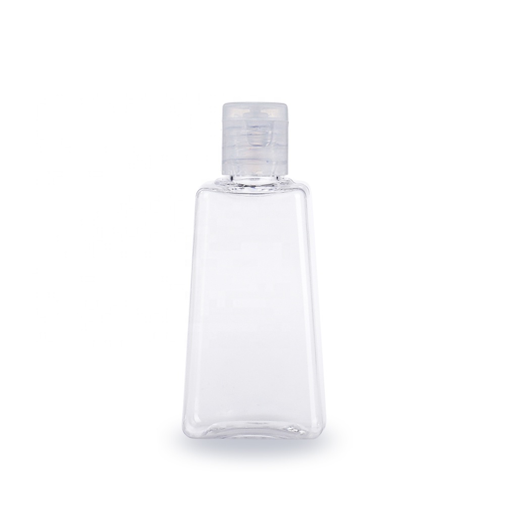 Hand gel cleanser containers flat hand sanitizer 1 oz 30ml pet bottle sanitize bottle HB 15030 - L - R